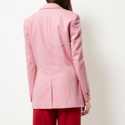 Pink fitted blazer